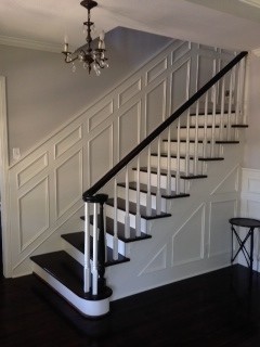 Architectural millwork details and molding installation