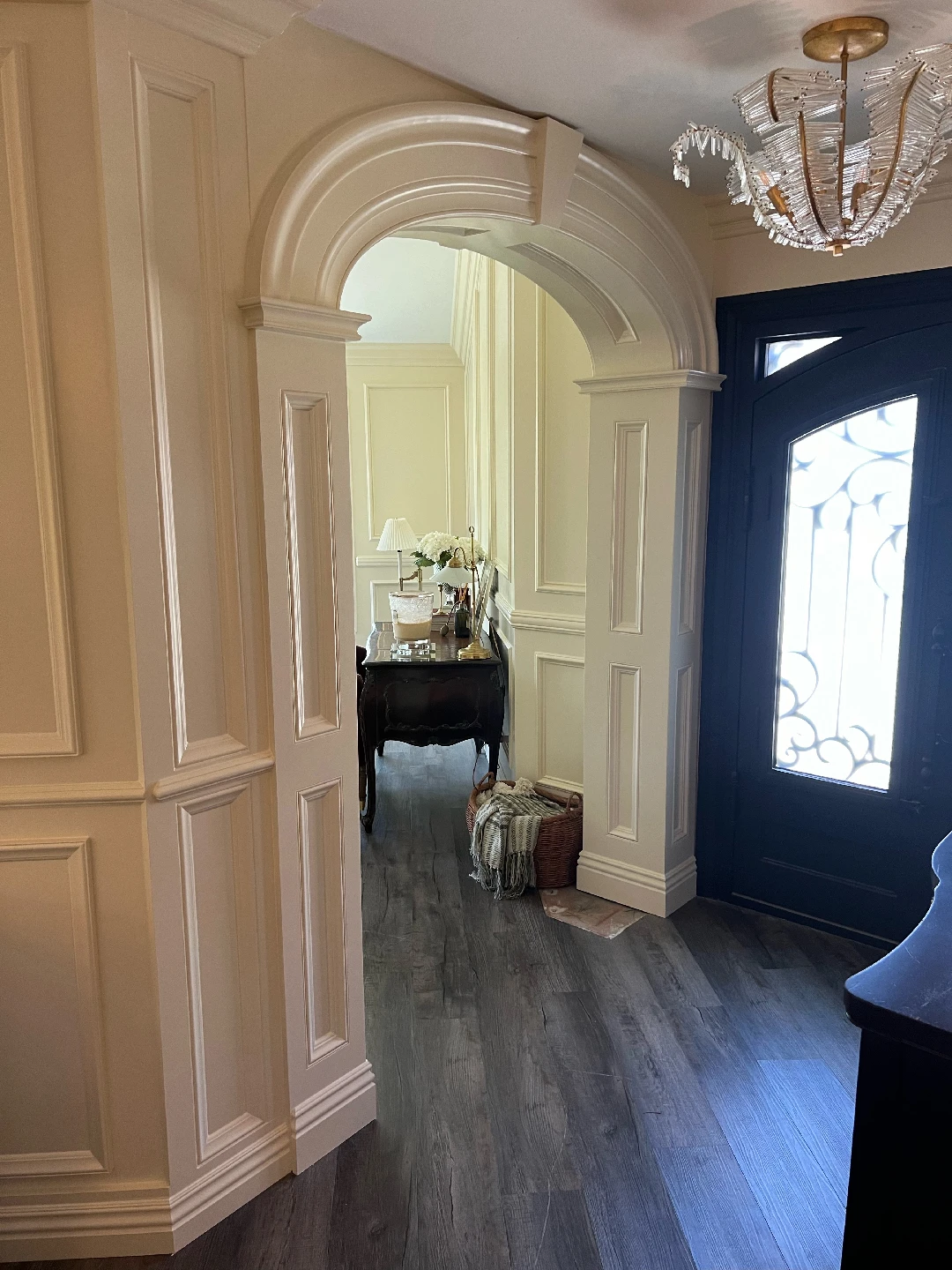 Custom woodcraft detail